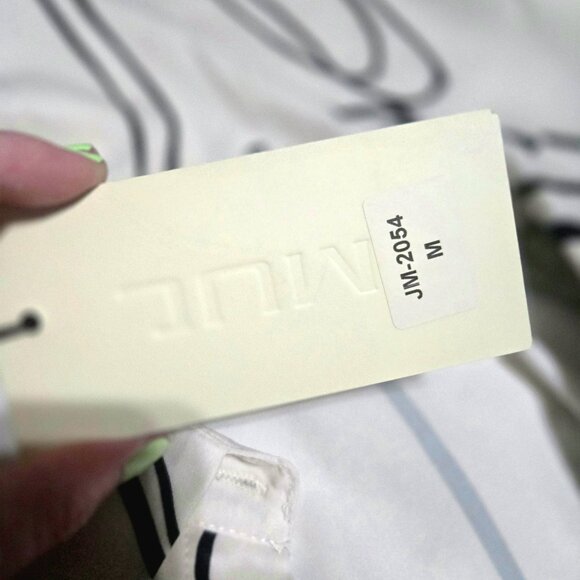 NWT JUMP Barcelona Black & White Abstract Maxi Dress - Size Medium - Picture 7 of 8